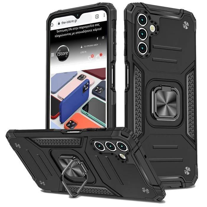 Φωτογραφία προϊόντος: Θήκη Armor Ringstand Case Black Samsung Galaxy A34