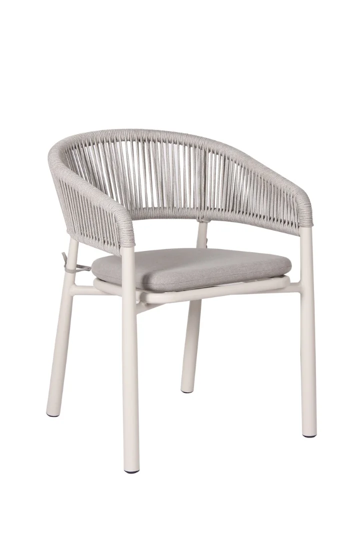 Φωτογραφία προϊόντος: Logan/P Grey-White, Armchair 61.0000 x 57.0000 x 77.0000
