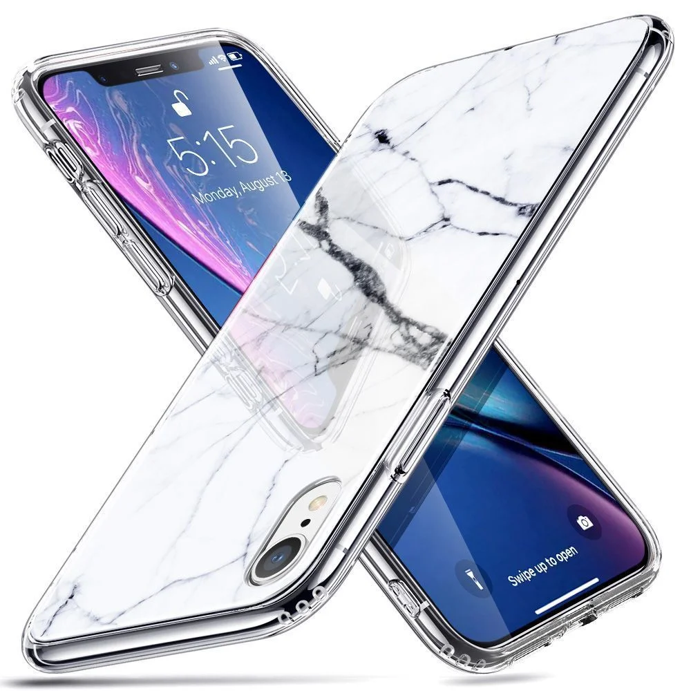 Φωτογραφία προϊόντος: ESR iPhone XR Mimic Marble White Sierra (489424066942)