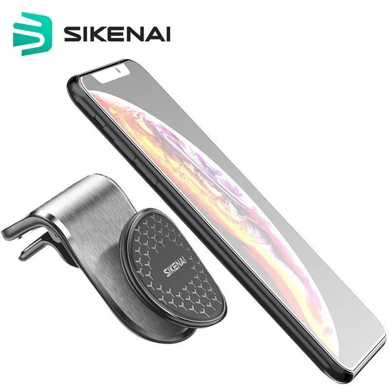 Φωτογραφία προϊόντος: Sikenai Rotary Magnetic Car Clip Silver (XO-32)
