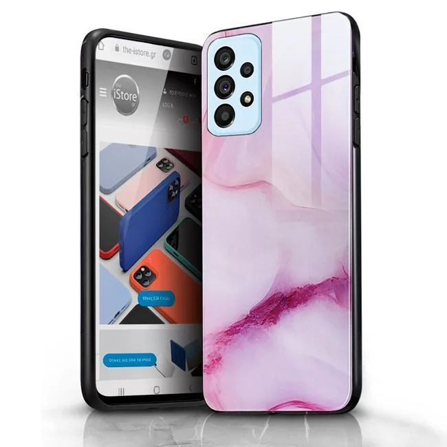 Φωτογραφία προϊόντος: Glossy Marble Pink Case Samsung Galaxy A33 5G
