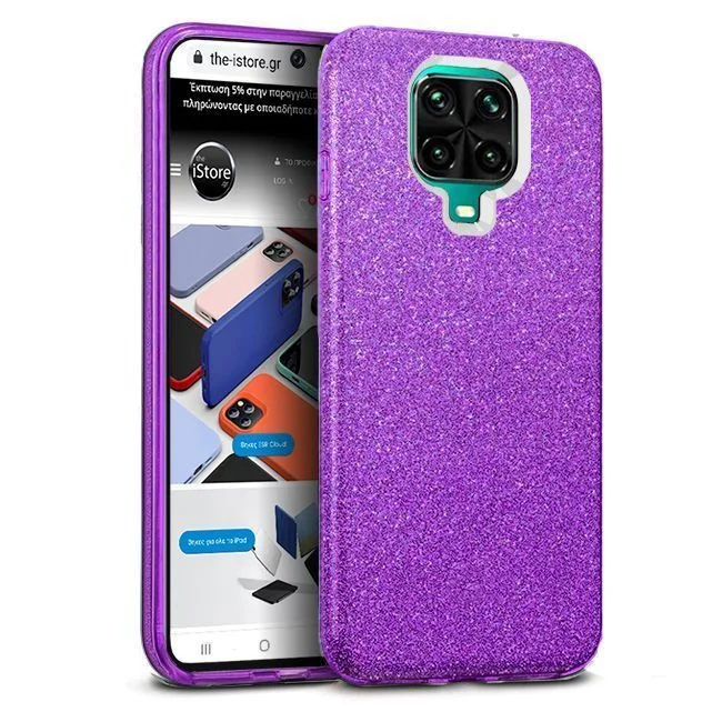 Φωτογραφία προϊόντος: Hybrid Strass Violet Case Xiaomi Redmi Note 9