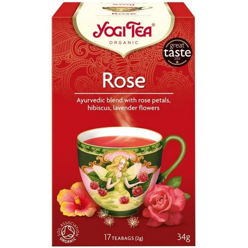 Φωτογραφία προϊόντος: Τσάι Yogi Tea Rose bio 34g