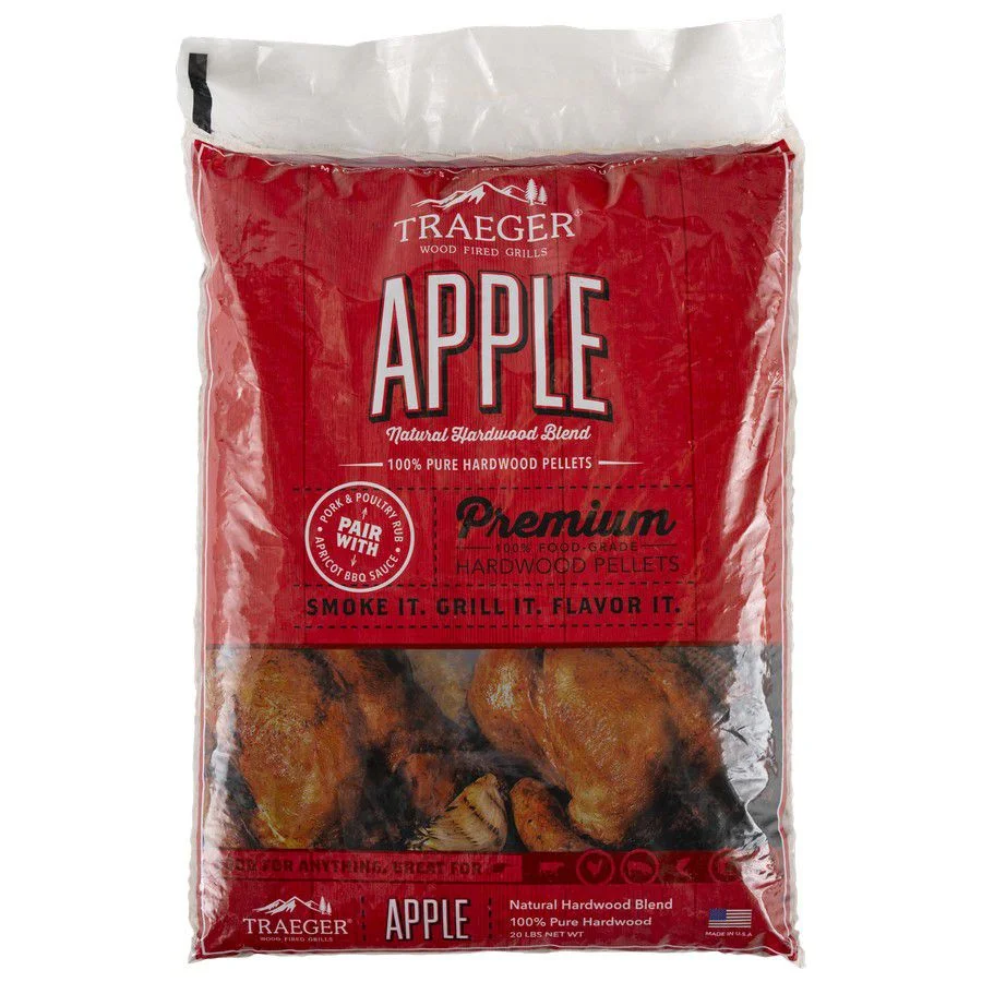 Φωτογραφία προϊόντος: Traeger Grills PREMIUM BBQ PELLETS APPLE PELLETS- 9 KG BAG