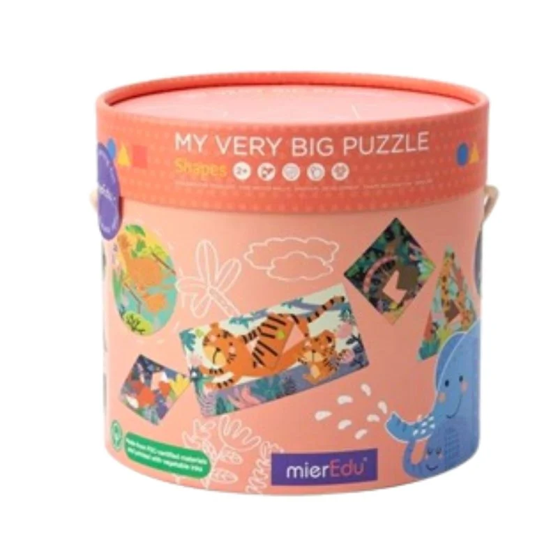 Φωτογραφία προϊόντος: Παιδικό Puzzle MierEdu My Very Big Shapes 16×18cm 26pcs 3+ Ετών ME101