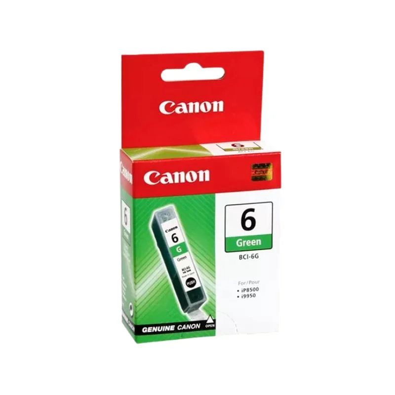 Φωτογραφία προϊόντος: Μελάνι Εκτυπωτή InkJet Canon BCI-6G 13ml Green 9473A002