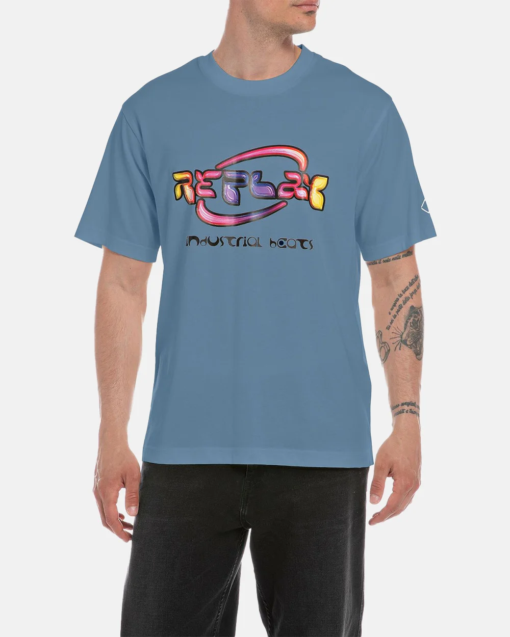 Φωτογραφία προϊόντος: REPLAY T-SHIRT JERSEY #87ceeb