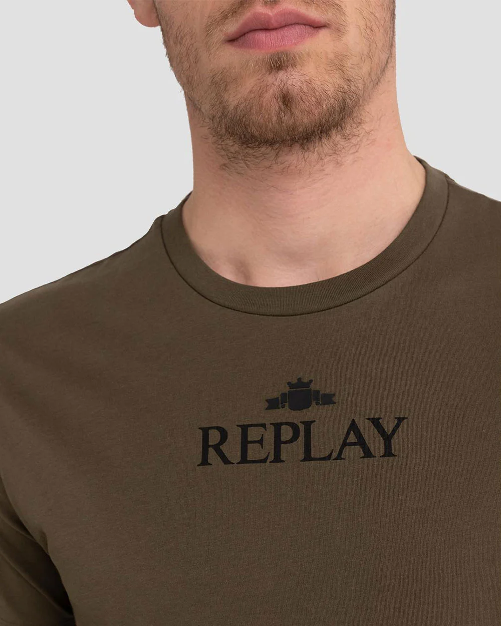Φωτογραφία προϊόντος: REPLAY CREWNECK T-SHIRT WITH PRINT #604439