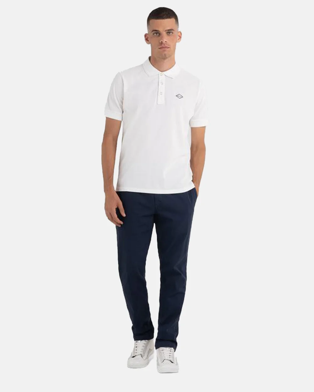 Φωτογραφία προϊόντος: REPLAY GARMENT DYED COTTON PIQUET #ffffff