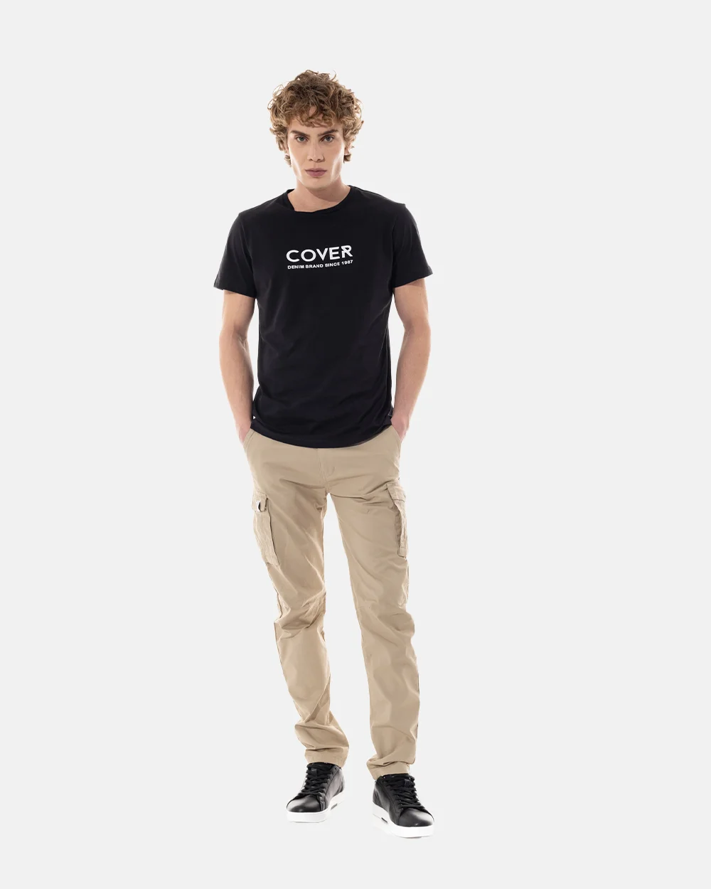 Φωτογραφία προϊόντος: COVER DENIM CESAR T0189-26 CARGO PANTS #f8f8d9