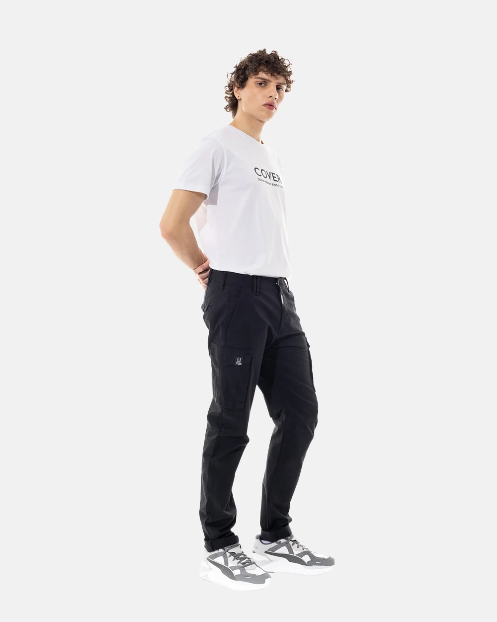 Φωτογραφία προϊόντος: COVER DENIM CESAR T0189-26 CARGO PANTS #000000