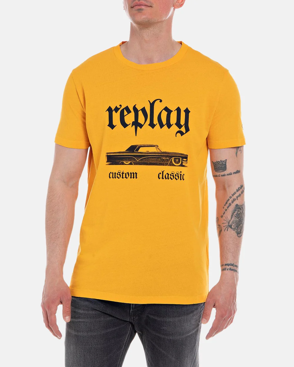 Φωτογραφία προϊόντος: REPLAY T-SHIRT JERSEY #cb9d06