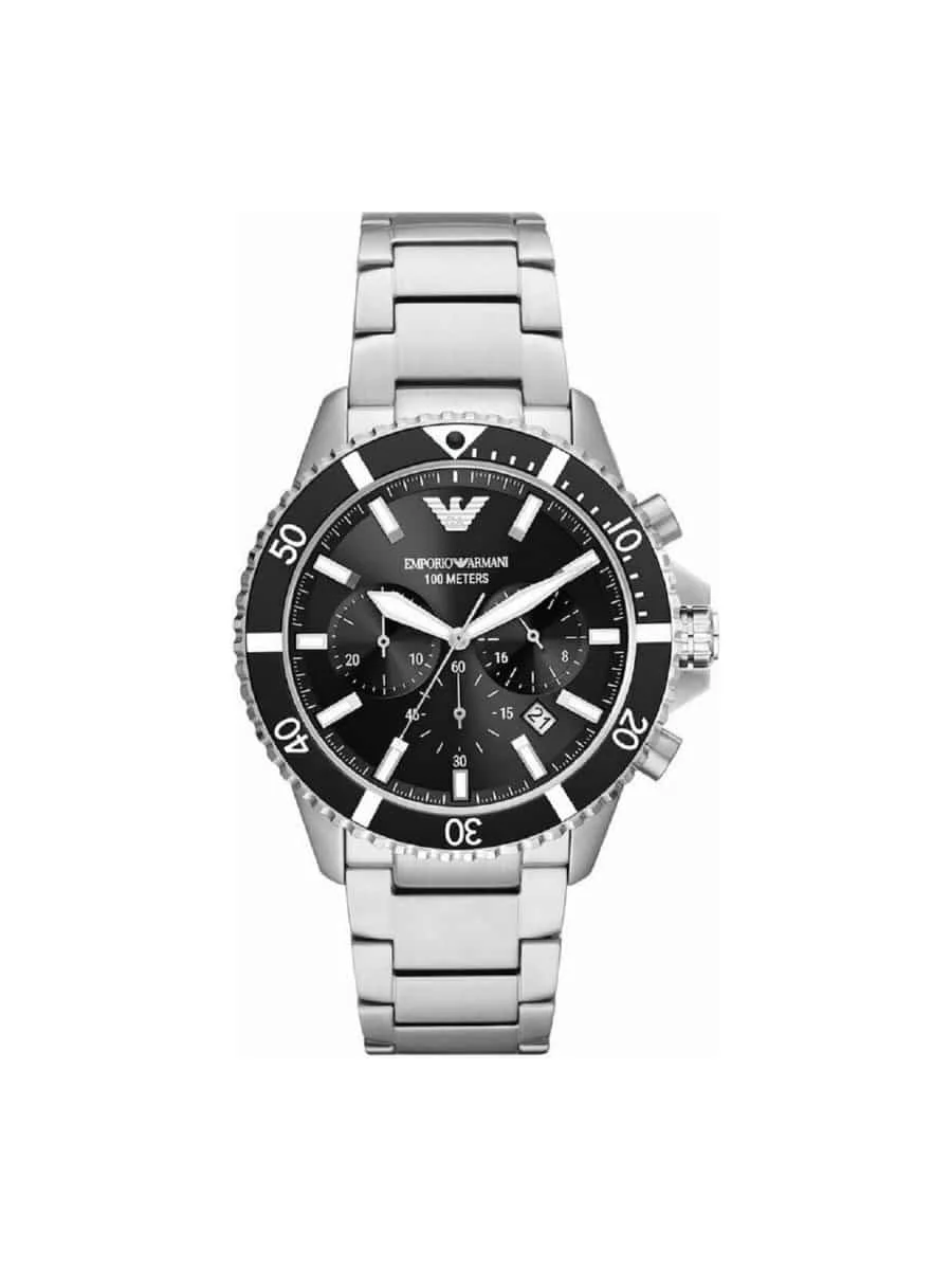 Φωτογραφία προϊόντος: Emporio Armani ar11360 diver ασημί ανδρικό ρολόι