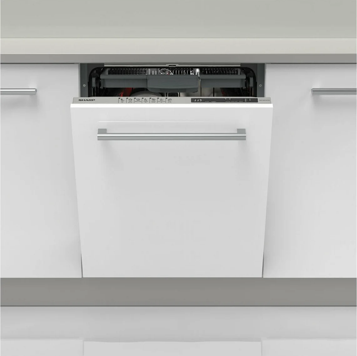 Φωτογραφία προϊόντος: OEM Sharp QW-NI27I47DX Εντοιχιζόμενο Πλυντήριο Πιάτων για 15 Σερβίτσια 59.8cm Λευκό