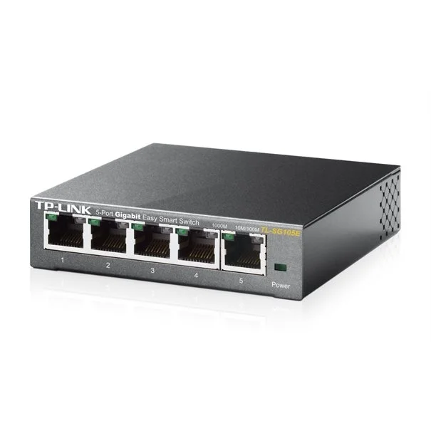 Φωτογραφία προϊόντος: TP-LINK Switch TL-SG105E 5xGBit Managed Metallg. v4