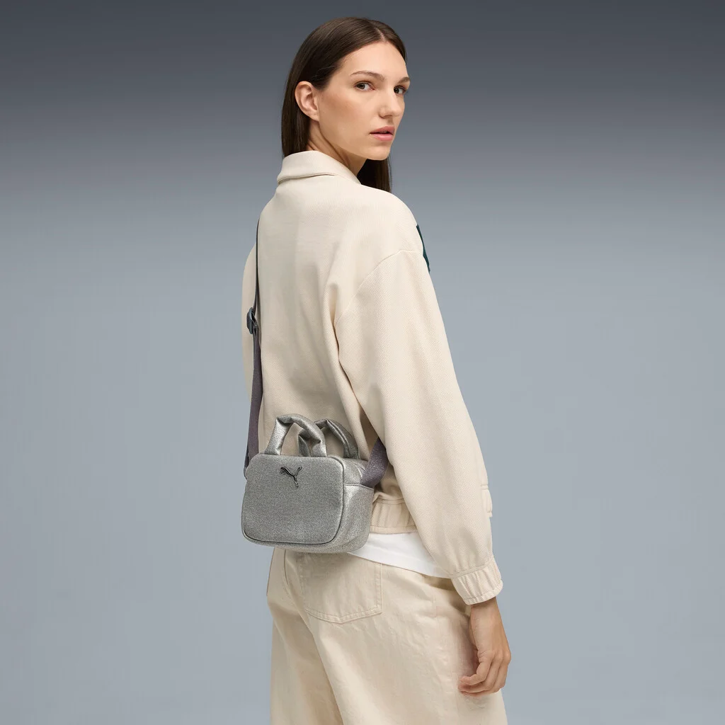 Φωτογραφία προϊόντος: PUMA UP GLAM MINI GRIP BAG - ΓΚΡΙ