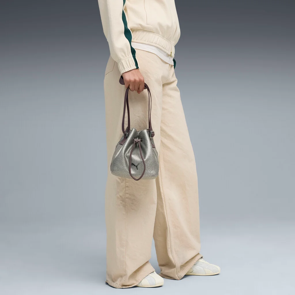 Φωτογραφία προϊόντος: PUMA UP GLAM BUCKET BAG - ΓΚΡΙ