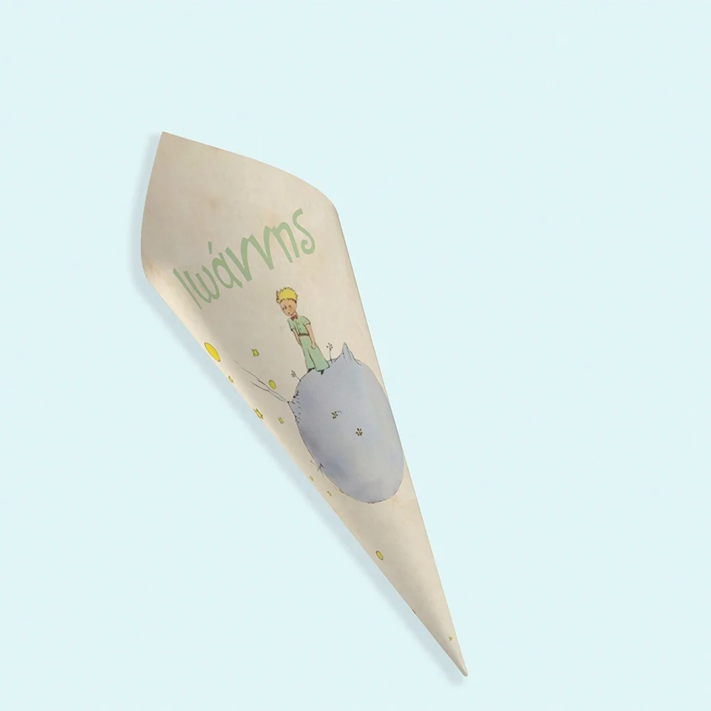 Φωτογραφία προϊόντος: Ecobags Χωνάκι Ζαχαρωτών Βάπτισης 145x145mm Θέμα Μικρός Πρίγκιπας