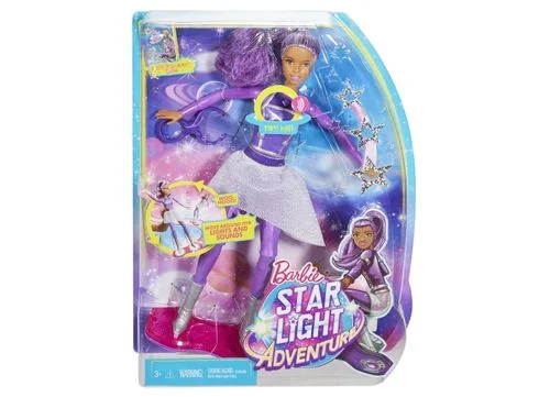 Φωτογραφία προϊόντος: Mattel Barbie Κούκλα Σάλλυ Περιπέτεια Του Διαστήματος Star Light Adventure Lights +amp; Sounds Hoverboarder Doll DLT23