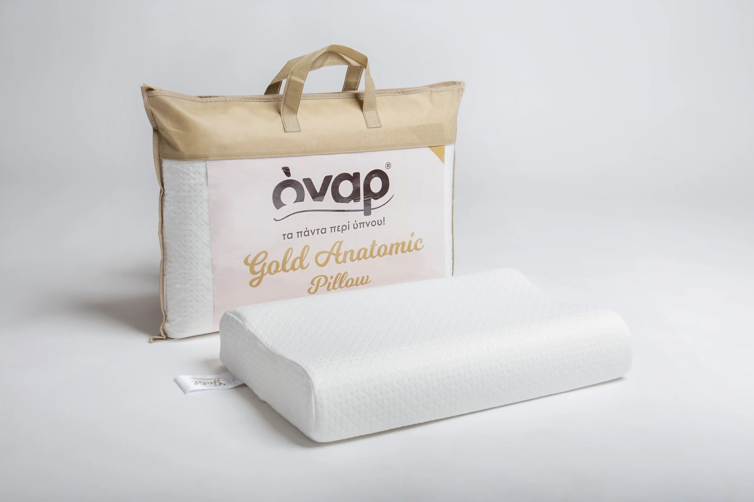 Φωτογραφία προϊόντος: Μαξιλάρι Όναρ Gold Anatomic Memory Foam (55Χ35Χ10/8)