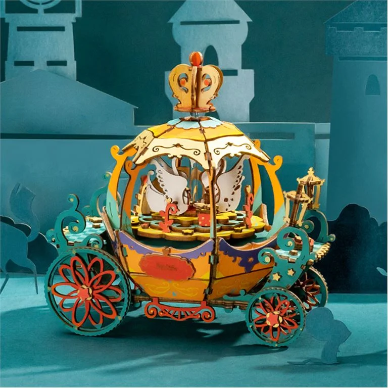 Φωτογραφία προϊόντος: Rolife DIY Music box Pumpkin Carriage AM41