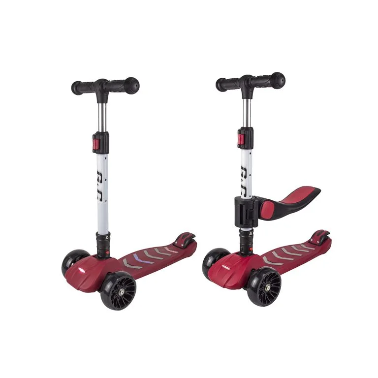 Φωτογραφία προϊόντος: GC SCOOTER FUN S929 2 σε 1 Κόκκινο ME LED ΦΩΤΑΚΙΑ