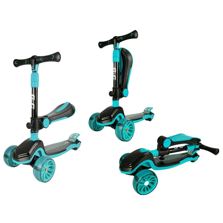 Φωτογραφία προϊόντος: GC SCOOTER FUN HD 008 2 σε 1 Μαύρο/Μπλε ME LED ΦΩΤΑΚΙΑ