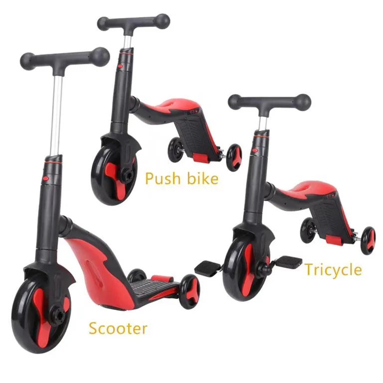 Φωτογραφία προϊόντος: GC SCOOTER FUN HD 868 3 σε 1 Πολυμορφικό Μαύρο/Κόκκινο