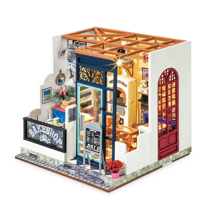 Φωτογραφία προϊόντος: ROBOTIME DIY Nancy’s Bake Shop DG143 Happy Corner DIY Miniature House