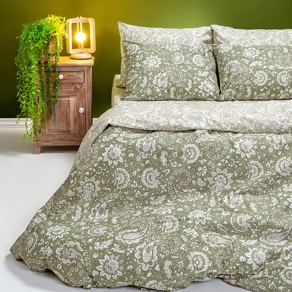 Φωτογραφία προϊόντος: MELINEN ΣΕΤ ΣΕΝΤΟΝΙΑ ΜΟΝΑ LORA OLIVE CASUAL LINE