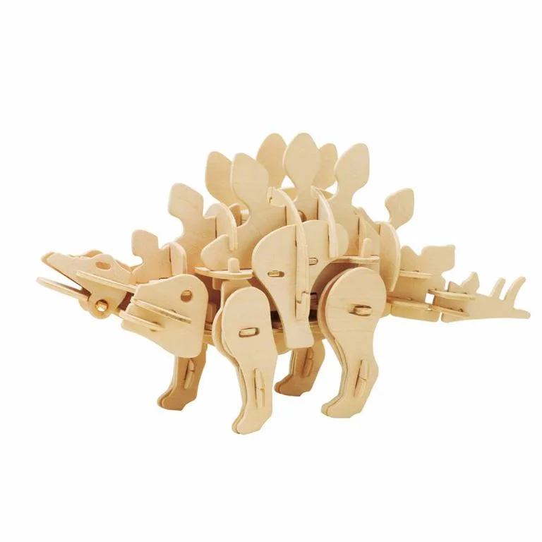 Φωτογραφία προϊόντος: ROBOTIME MINI STEGOSAURUS D440 Ξύλινο Μηχανικό Puzzle με Αισθητήρα Ήχου