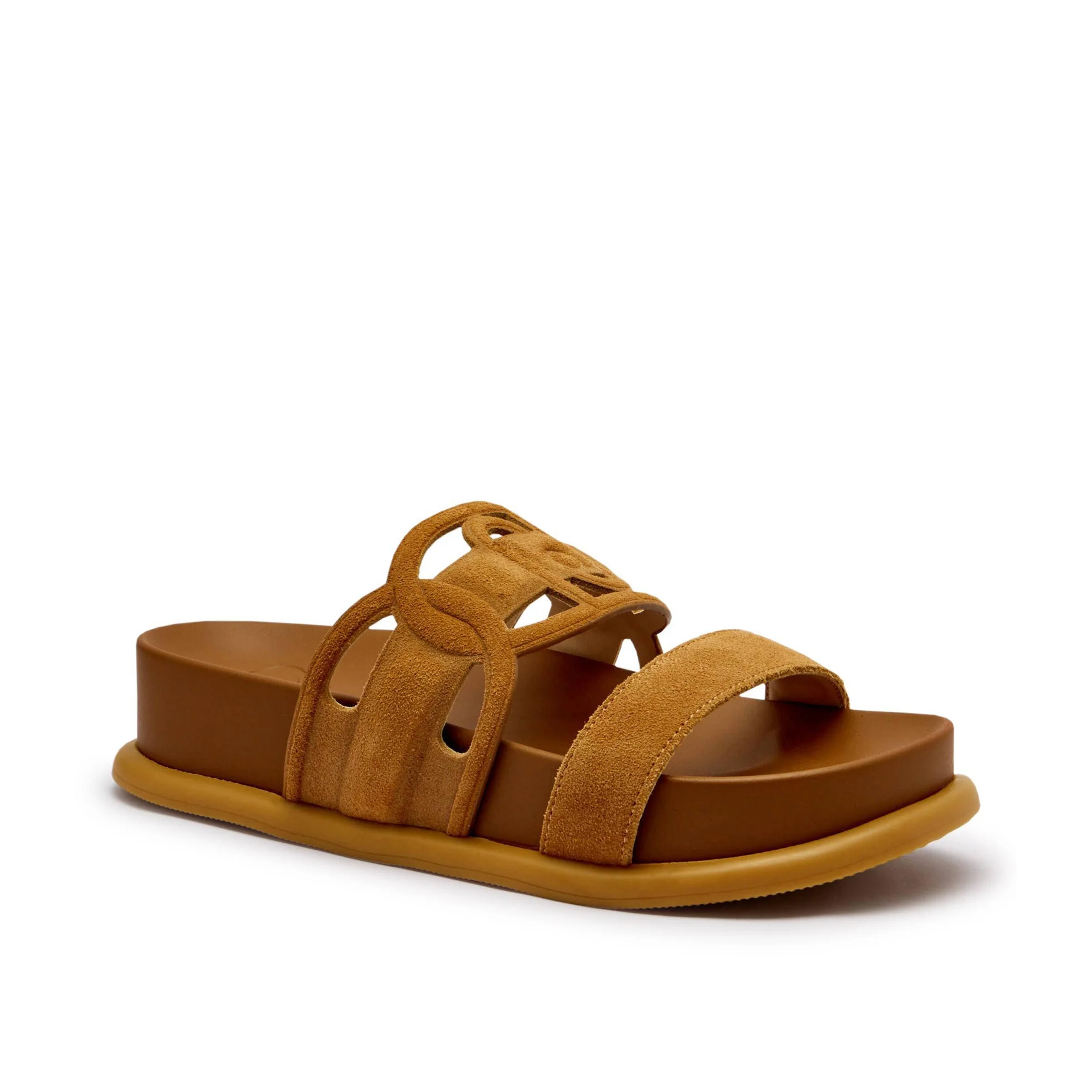 Φωτογραφία προϊόντος: LIU JO Liu-Jo Loren 06 Cow Suede Nut Γυναικεία Δερμάτινα Σανδάλια Ταμπά (SA5125PX002-S1853) Ταμπά