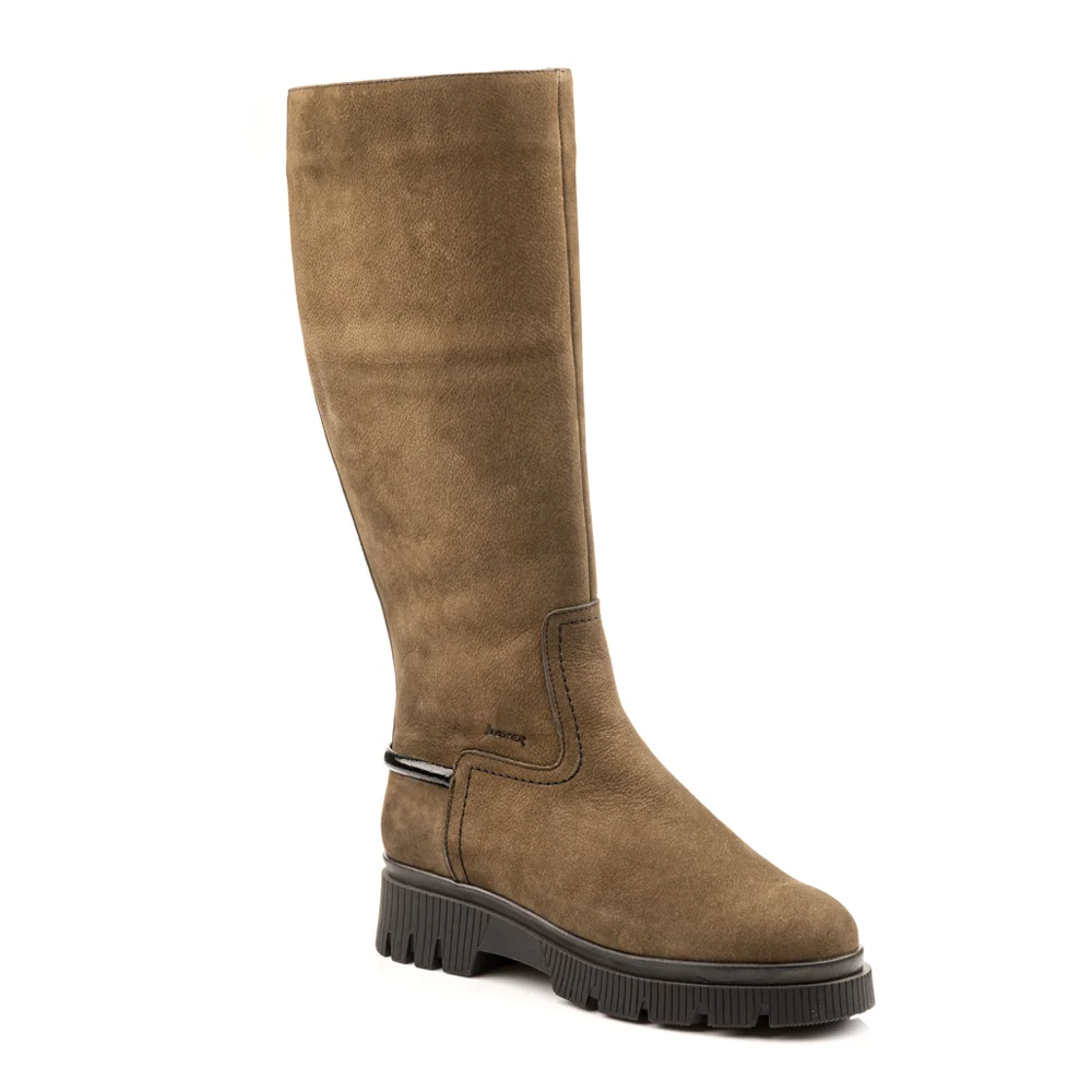 Φωτογραφία προϊόντος: BOXER SHOES 51125 309-212 ΓΥΝΑΙΚΕΙΕΣ ΔΕΡΜΑΤΙΝΕΣ ΜΠΟΤΕΣ ΝΑΜΠΟΥΚ ΛΑΔΙ Λαδί