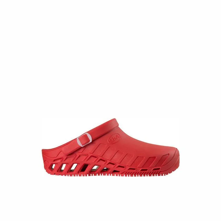 Φωτογραφία προϊόντος: Scholl Clog Evo Red Professional, Ανατομικά Σαμπό, Χρώμα Κόκκινο, 1 Ζεύγος (F265631051). Κόκκινο