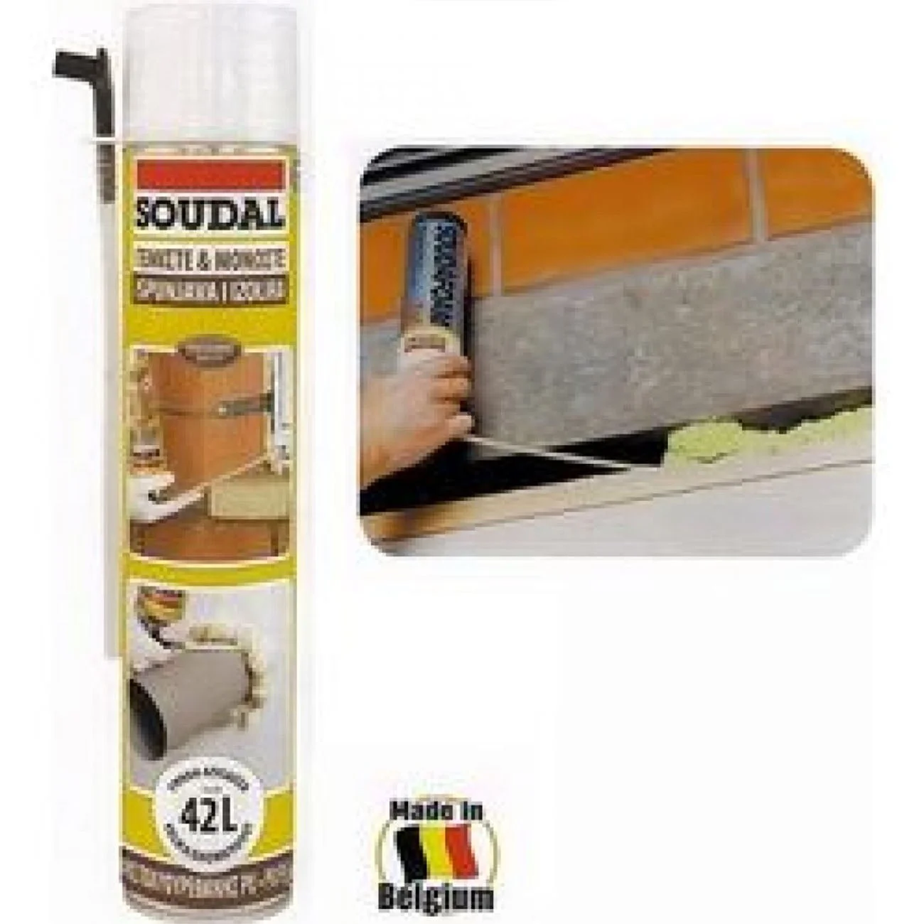 Φωτογραφία προϊόντος: Soudal 20144 Αφρός Πολυουρεθάνης Χειρός Ενός Συστατικού 750ml - 20144