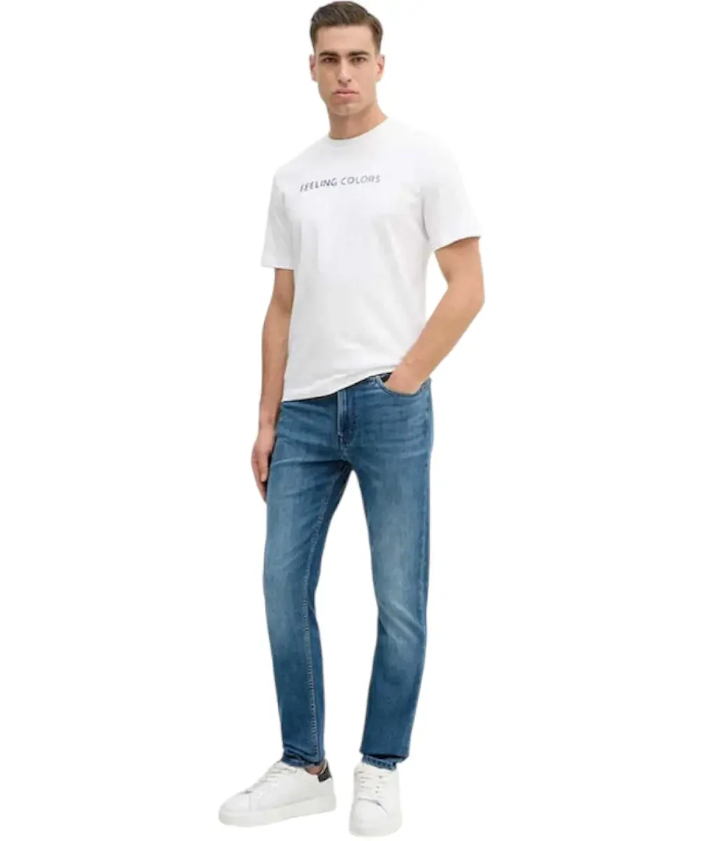 Φωτογραφία προϊόντος: Calvin Klein – Ανδρικό Jean Slim Taper LV04RE781G-59N Μπλε