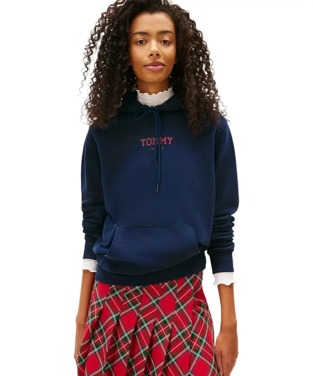 Φωτογραφία προϊόντος: Tommy Hilfiger - Γυναικείο Φούτερ Tjw Essential Logo Regular Fit DW0DW21921-C1G Μπλε Σκούρο