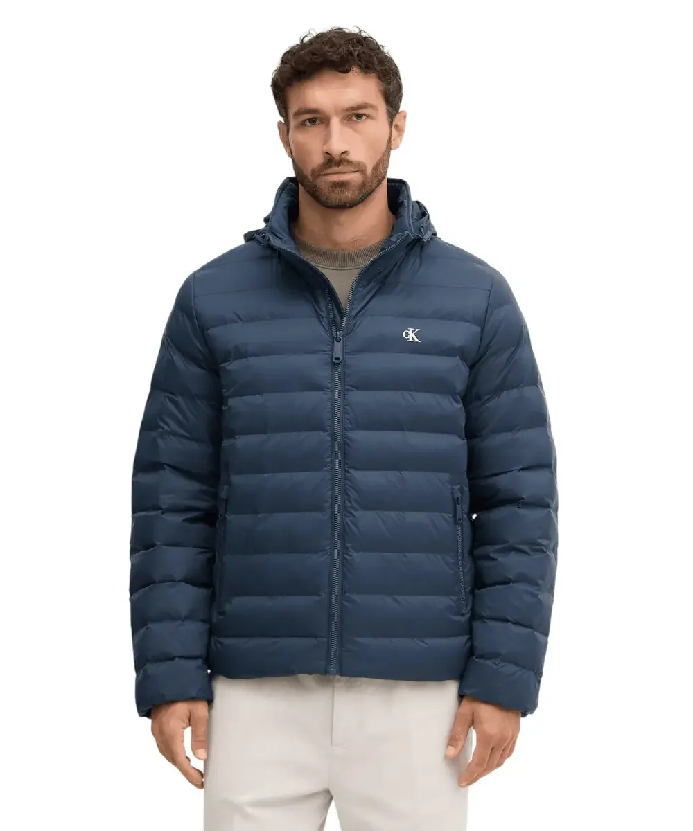 Φωτογραφία προϊόντος: Calvin Klein - Ανδρικό Χειμωνιάτικο Μπουφάν LV04RC511G-CEF Μπλε Ναυτικό