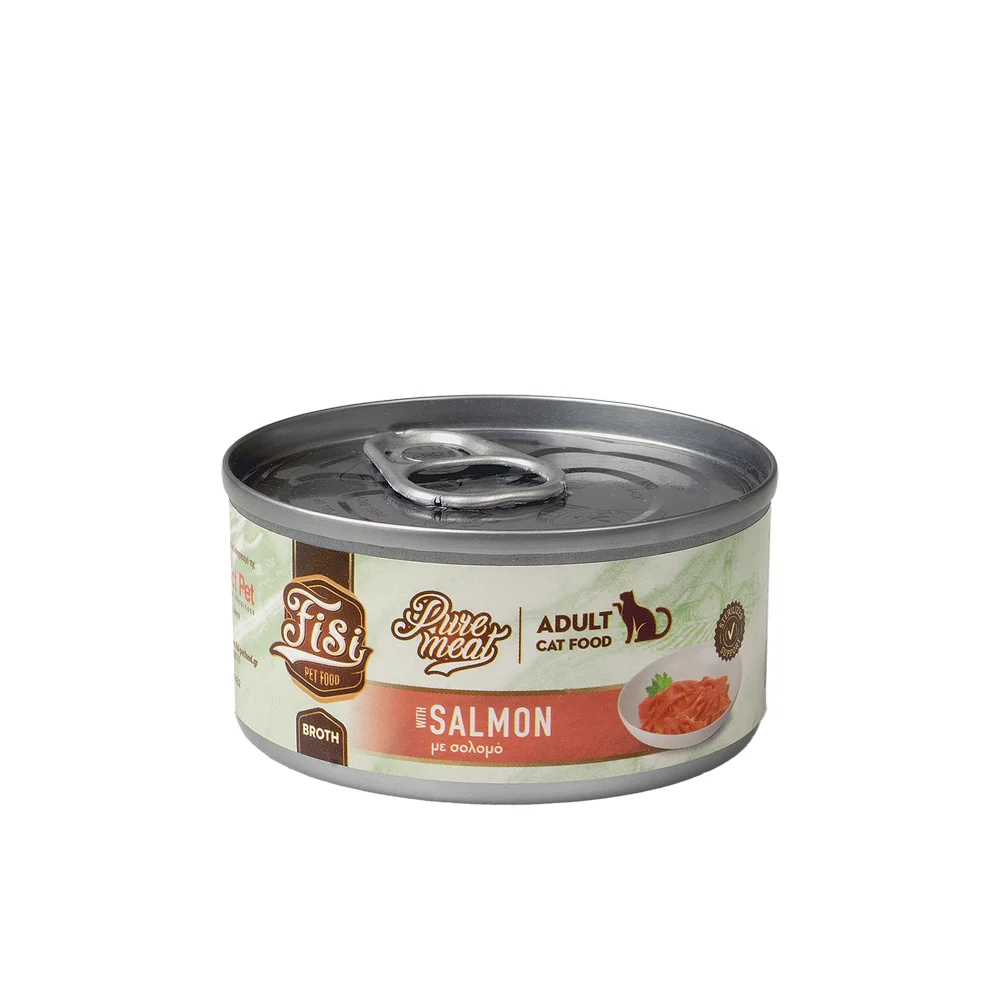 Φωτογραφία προϊόντος: FISI PURE MEAT CAT ADULT ΣΟΛΟΜΟΣ 80gr