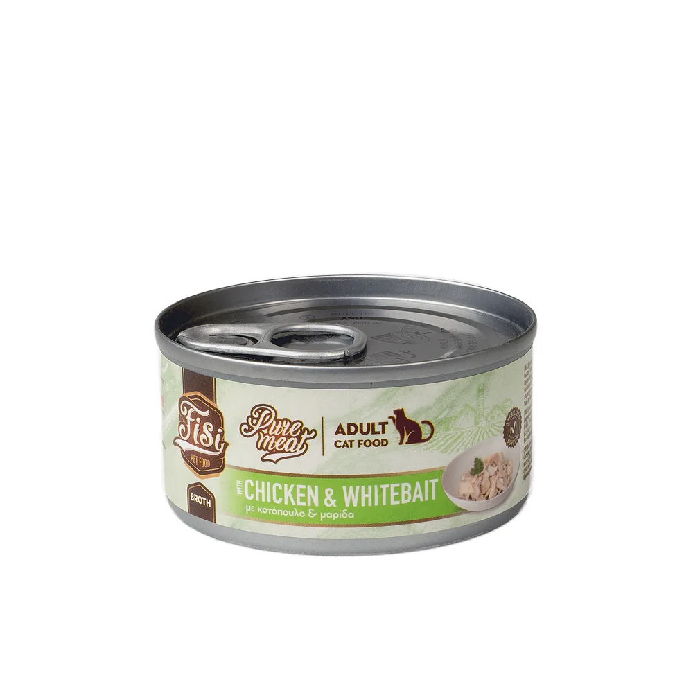 Φωτογραφία προϊόντος: FISI PURE MEAT CAT ADULT ΚΟΤΟΠΟΥΛΟ ΚΑΙ ΑΘΕΡΙΝΑ 80gr