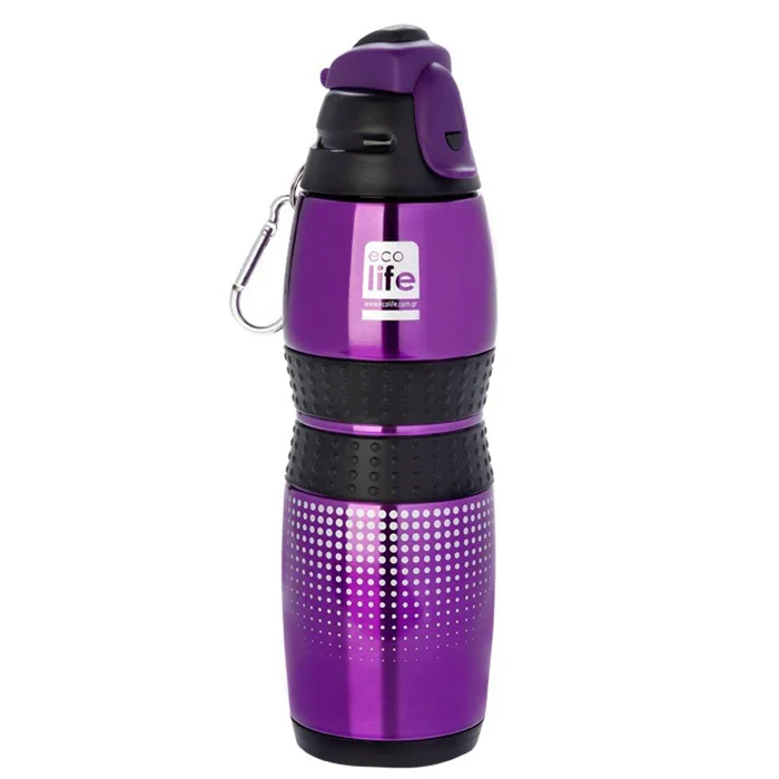 Φωτογραφία προϊόντος: ανοξείδωτο θερμός Ecolife Personal Vacuum Purple - 400ml