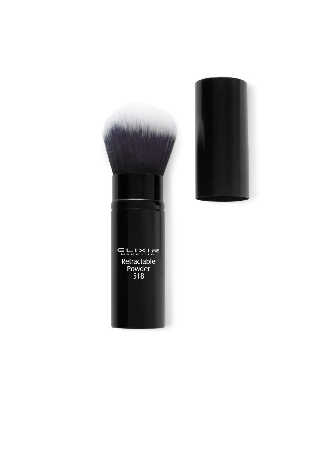 Φωτογραφία προϊόντος: Elixir Retractable Powder Brush No 518 Περιστρεφόμενο Πινέλο Πούδρας, 1τμχ