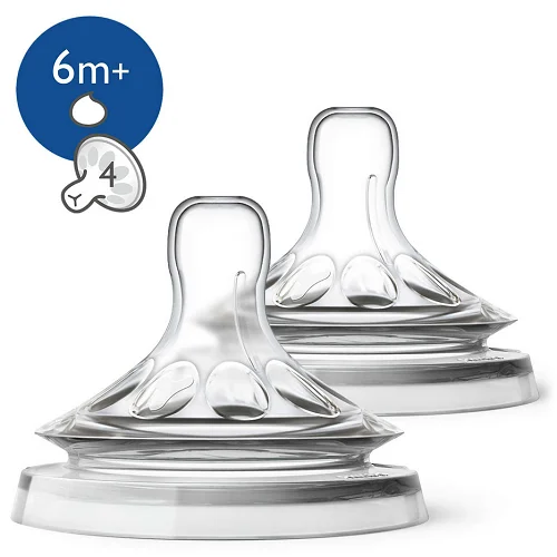 Φωτογραφία προϊόντος: Vican (Philips) Avent Natural Θηλή Μαλακών Τροφών 6m+ 2τμχ (SCF046/27)