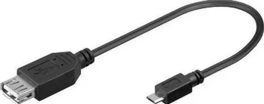 Φωτογραφία προϊόντος: Goobay Καλώδιο USB 2.0 A Θηλυκό σε Micro USB B 0.2m
