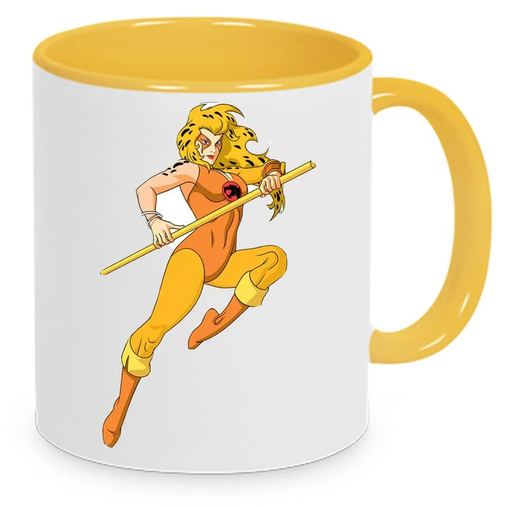 Φωτογραφία προϊόντος: Κούπα Thundercats Cheetara Mug 330ml Κεραμική No7 λευκή κίτρινη