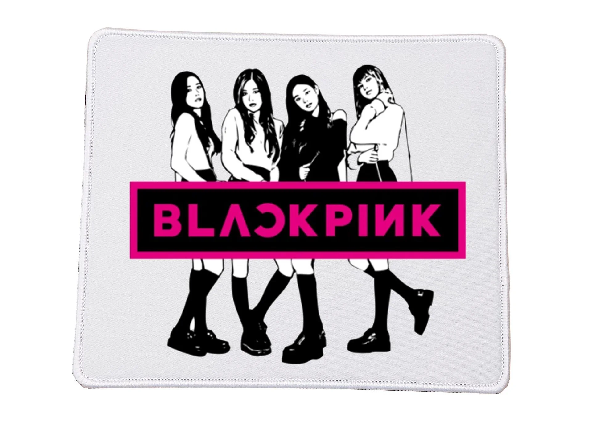 Φωτογραφία προϊόντος: Mousepad Black Pink music band no16 Βάση για το ποντίκι Ορθογώνιο 23x20cm Ποιοτικού υλικού αντοχής