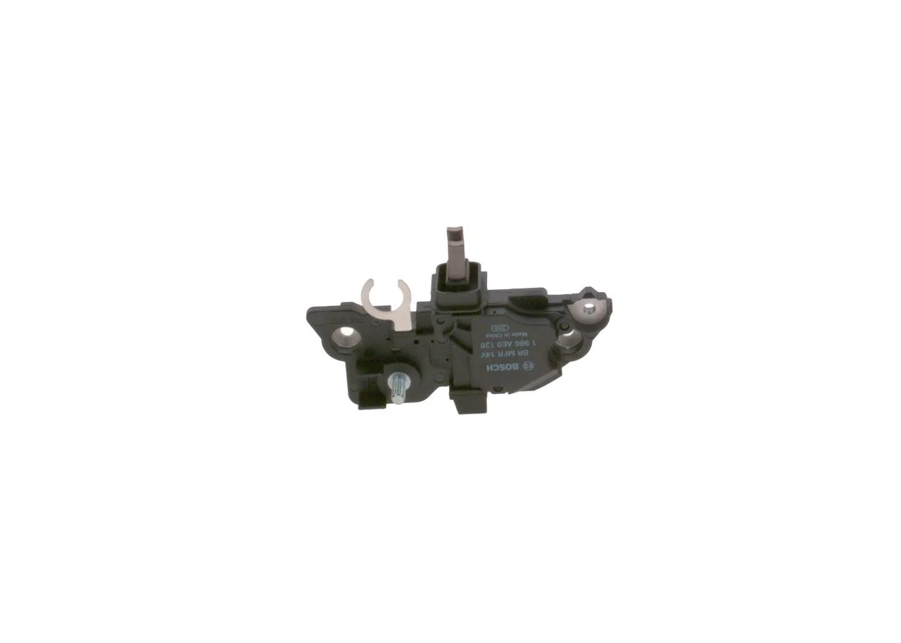 Φωτογραφία προϊόντος: BOSCH 1986AE0128 – Ρυθμιστής Δυναμό (Αυτόματος Δυναμό) – Αντικαθιστά F00M144142 – Fiat / Opel