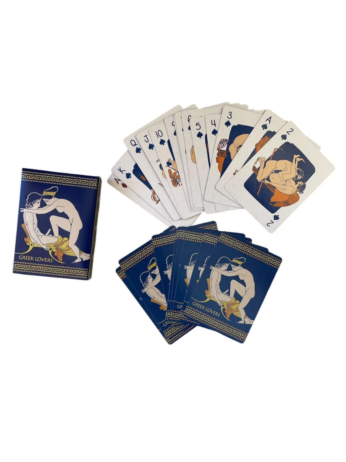 Φωτογραφία προϊόντος: Τράπουλα Greek Lovers μπλε trading cards Greek Lovers blue no1