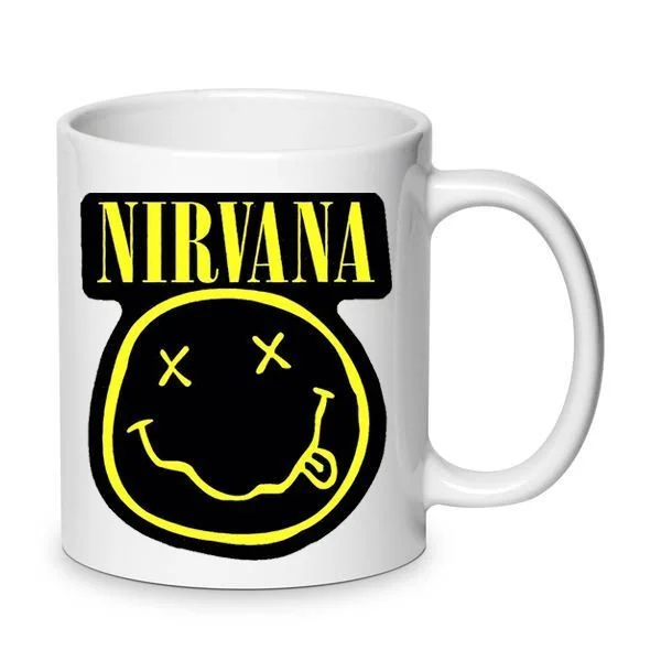 Φωτογραφία προϊόντος: Nirvana mug νιρβάνα κούπα no2 κεραμική 330ml
