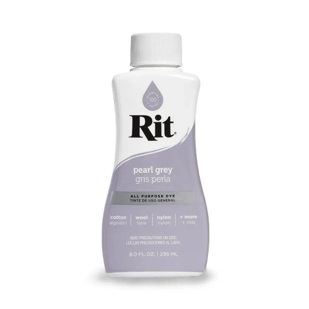 Φωτογραφία προϊόντος: RIT DYE Liquid All-Purpose Βαφή Υφασμάτων – Pearl Grey 236ml